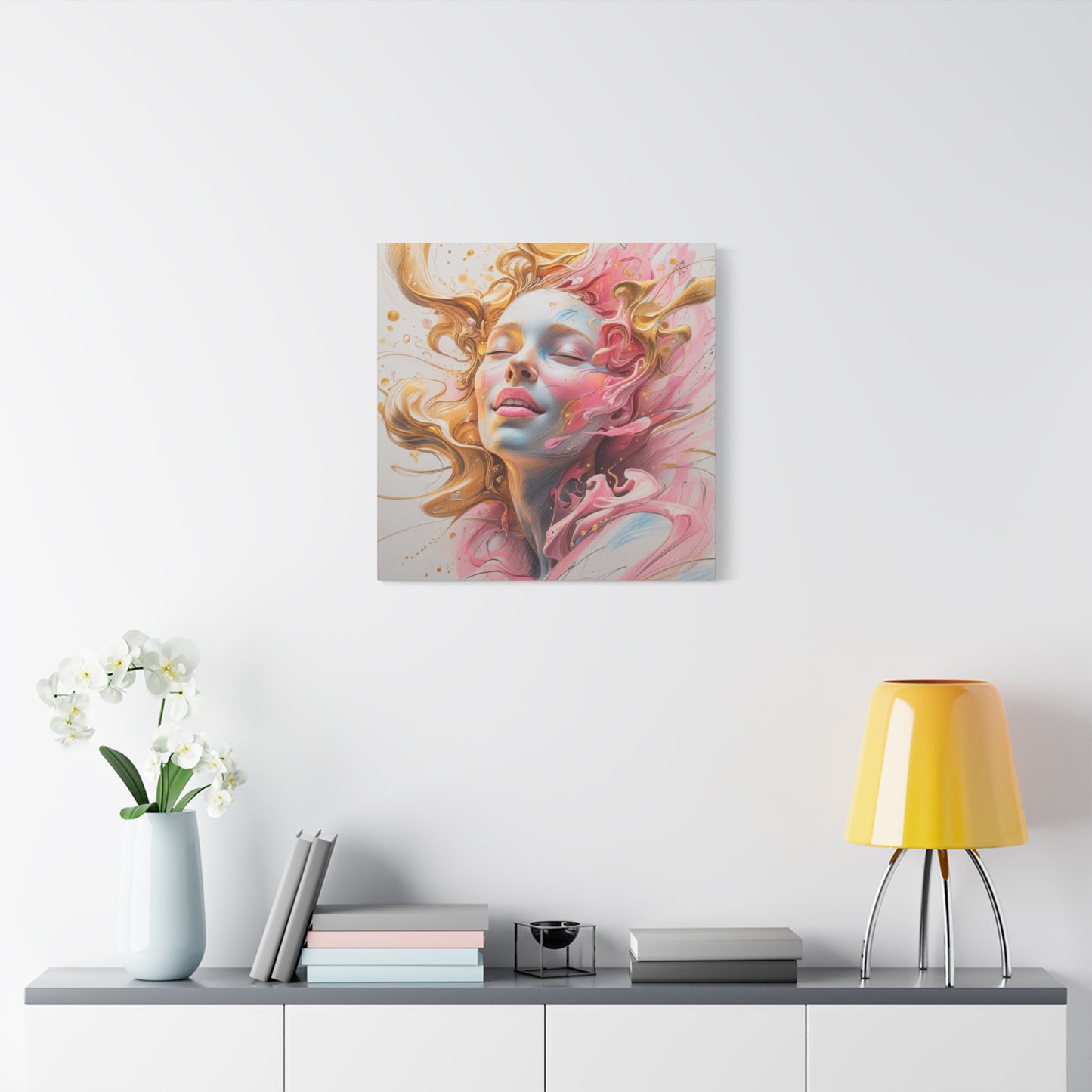 Canvas Wall Decor - Abstract Woman Portrait