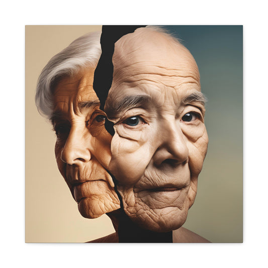 Emotional Canvas Gallery Wraps - Timeless Faces of Aging