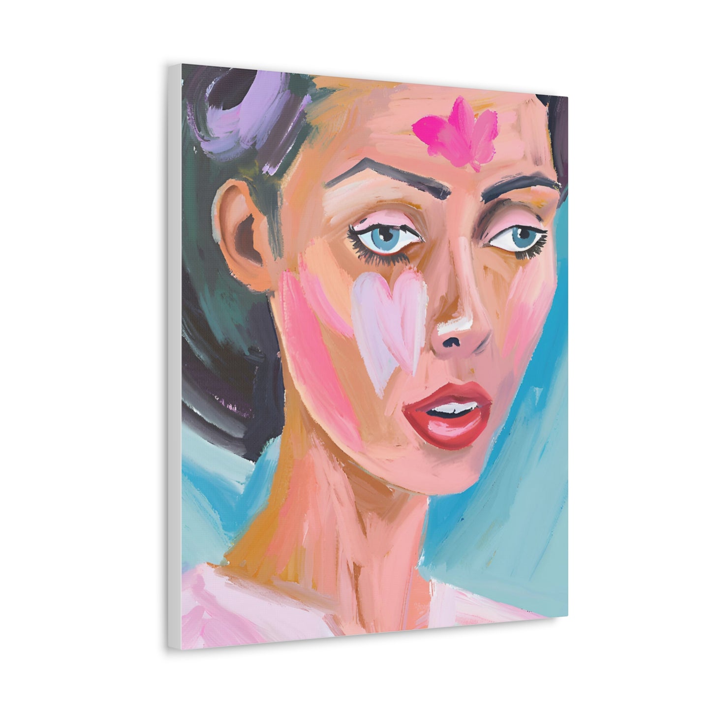 Canvas Wall Art - Vibrant Bold Portrait Art for Home Decor