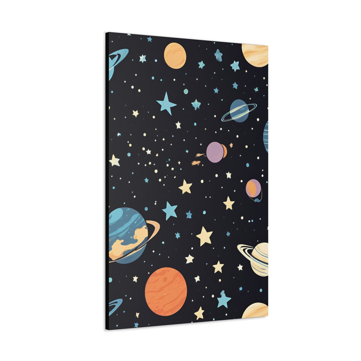 Space Canvas Wraps For Kids Room