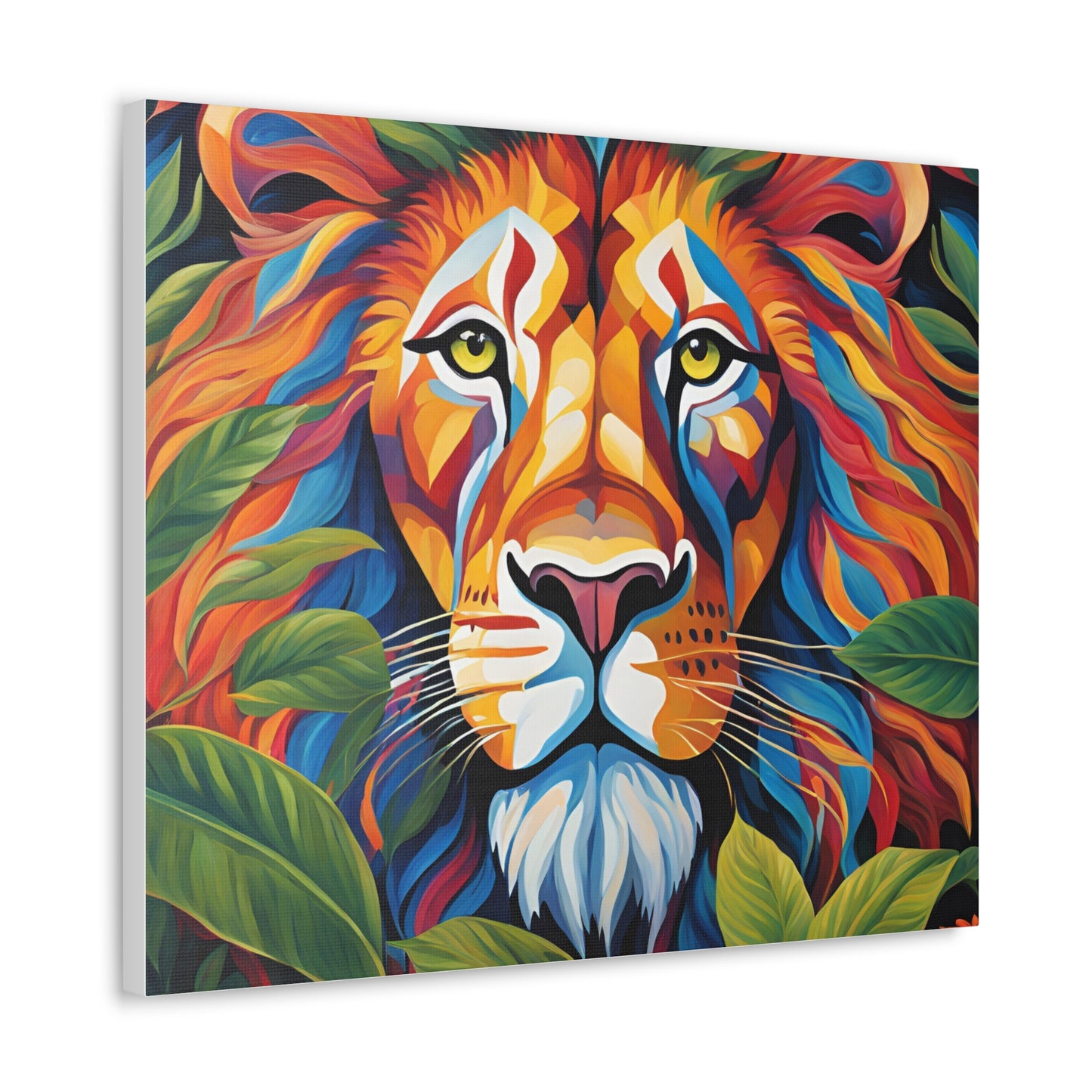 Canvas Art Print - Lion with a Human Face