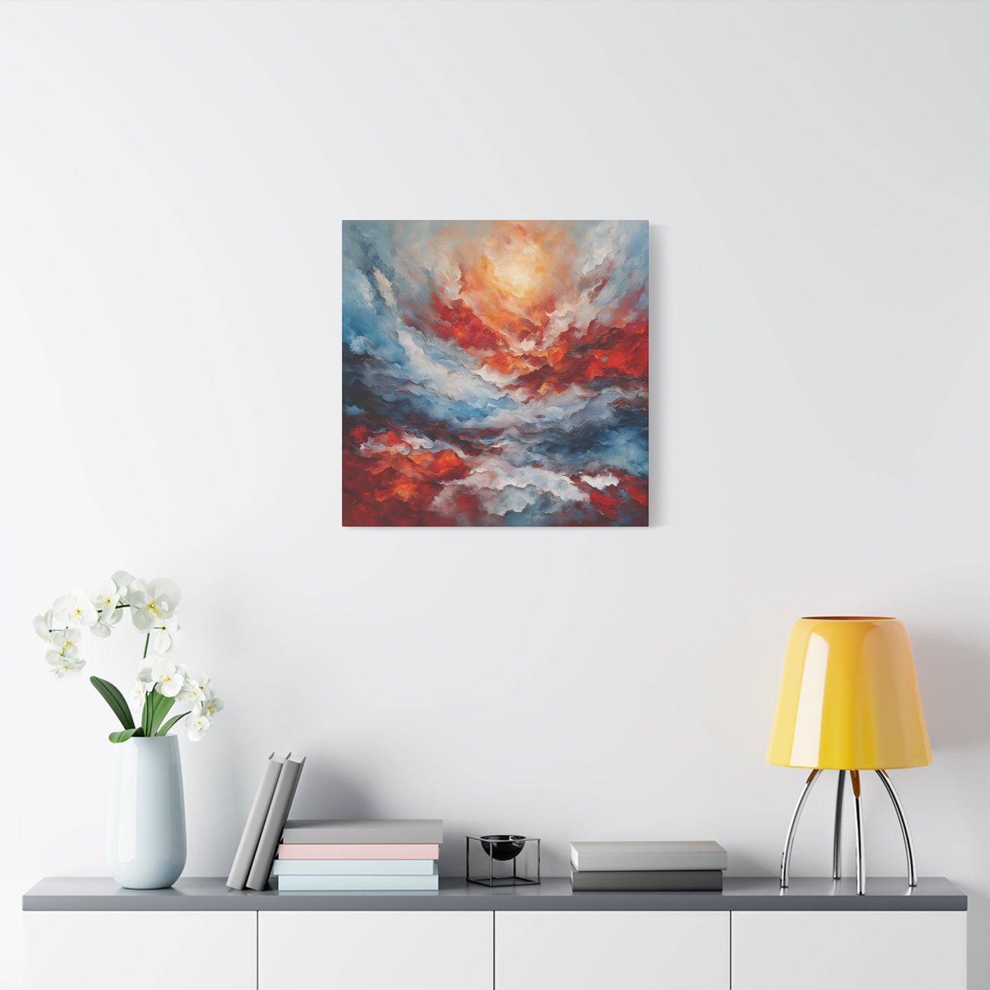 Vibrant Abstract Canvas Art - Wave of Color