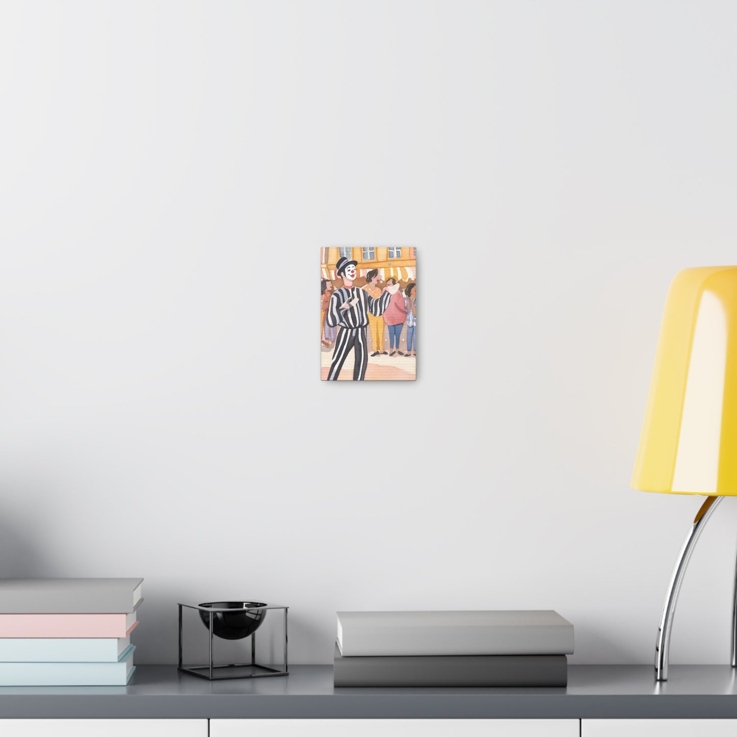 Street Performer Canvas Gallery Wrap – Playful Wall Art for Home Decor