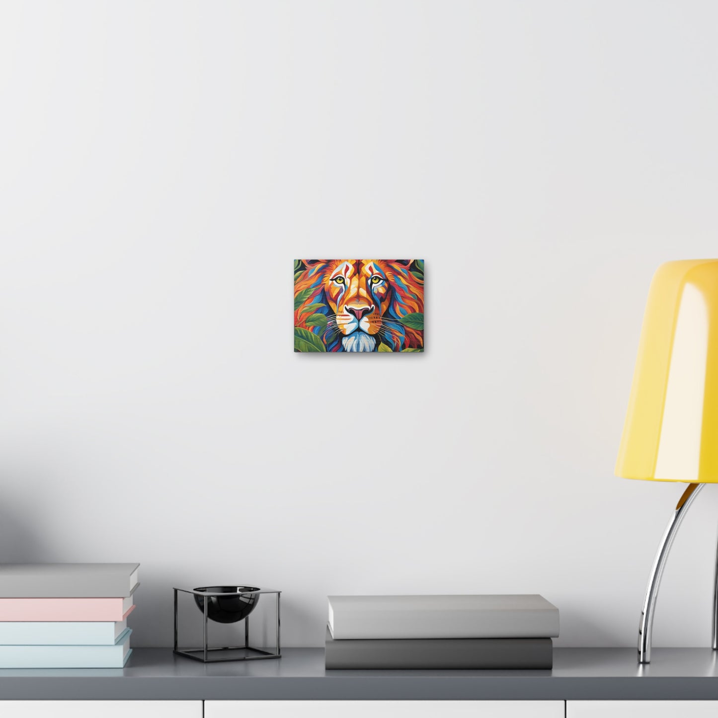 Canvas Art Print - Lion with a Human Face