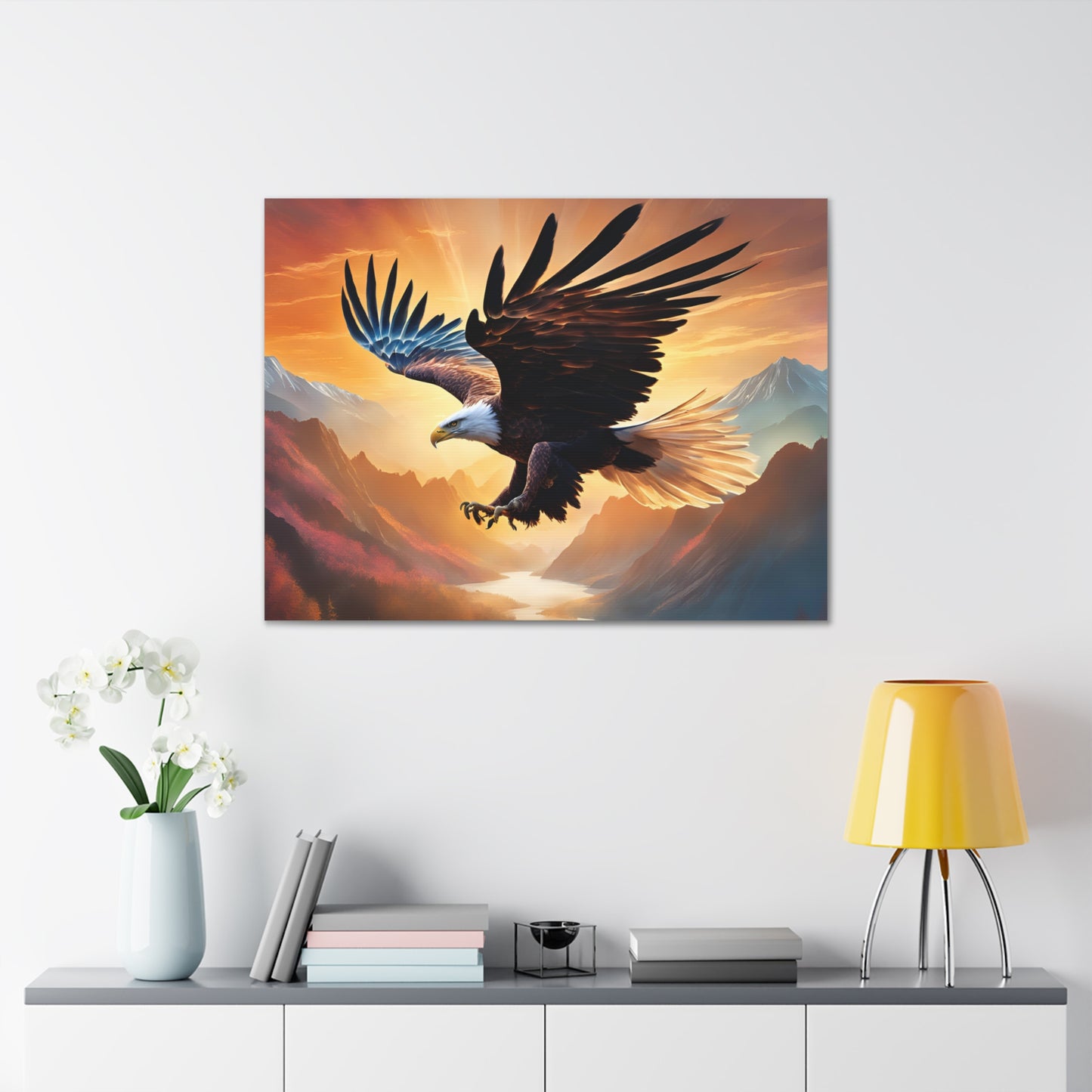 Majestic Eagle Canvas Gallery Wrap - Stunning Wall Art for Nature Lovers