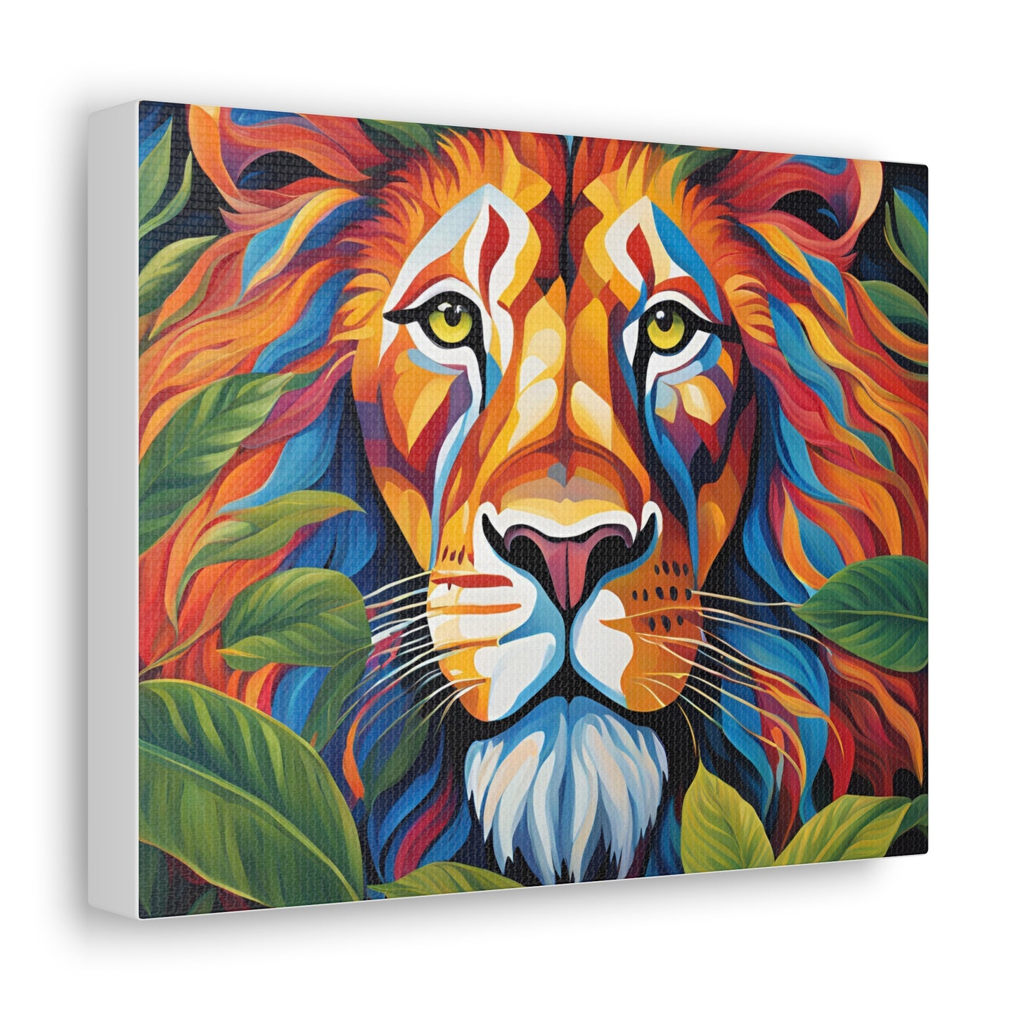 Canvas Art Print - Lion with a Human Face