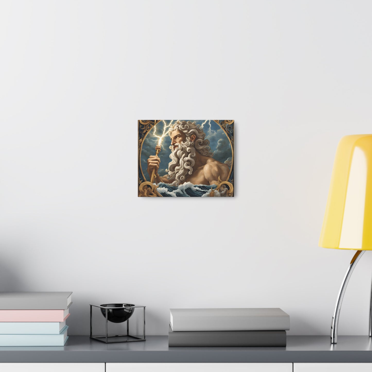 Mythical Zeus Canvas Gallery Wrap - Wall Art for Home Decor