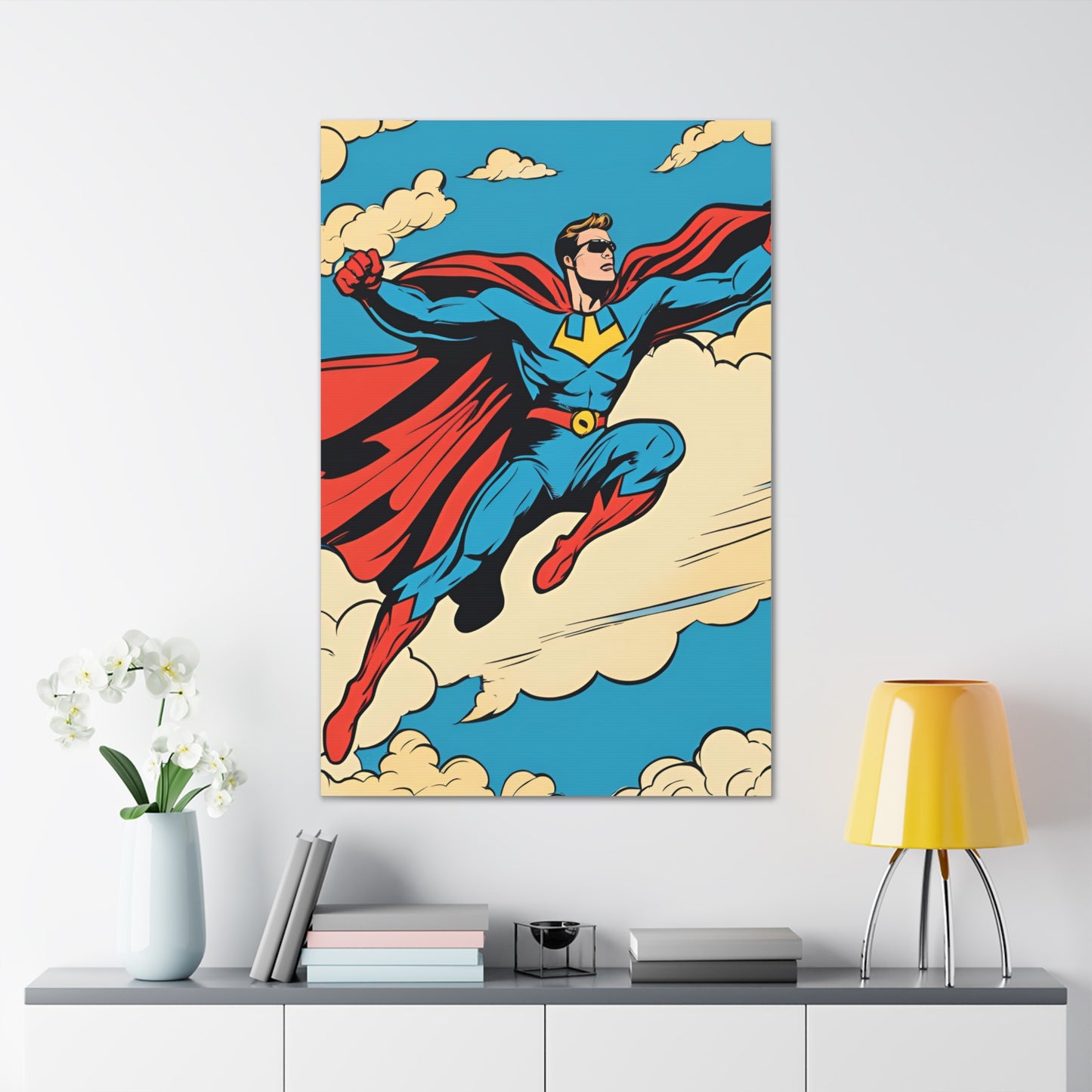 Superhero Canvas Wrap