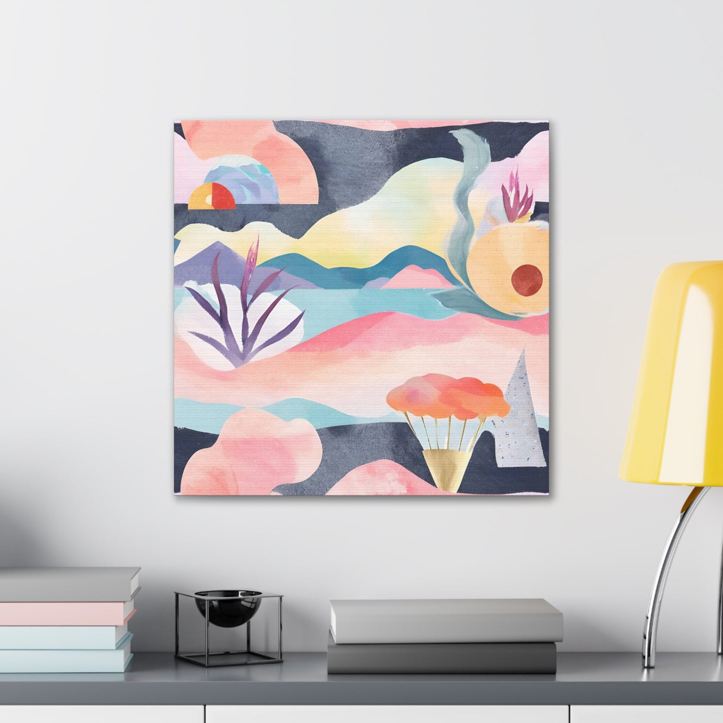 Abstract Landscape Canvas Gallery Wraps - Modern Art Home Decor