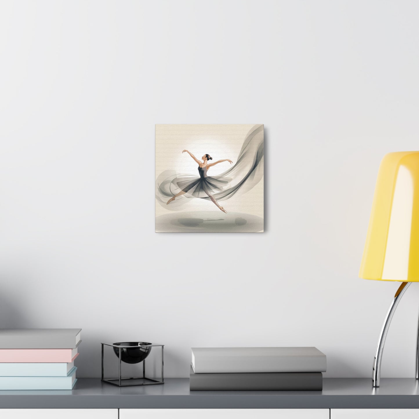 Elegant Ballerina Canvas Gallery Wrap – Chic Wall Art for Dance Lovers