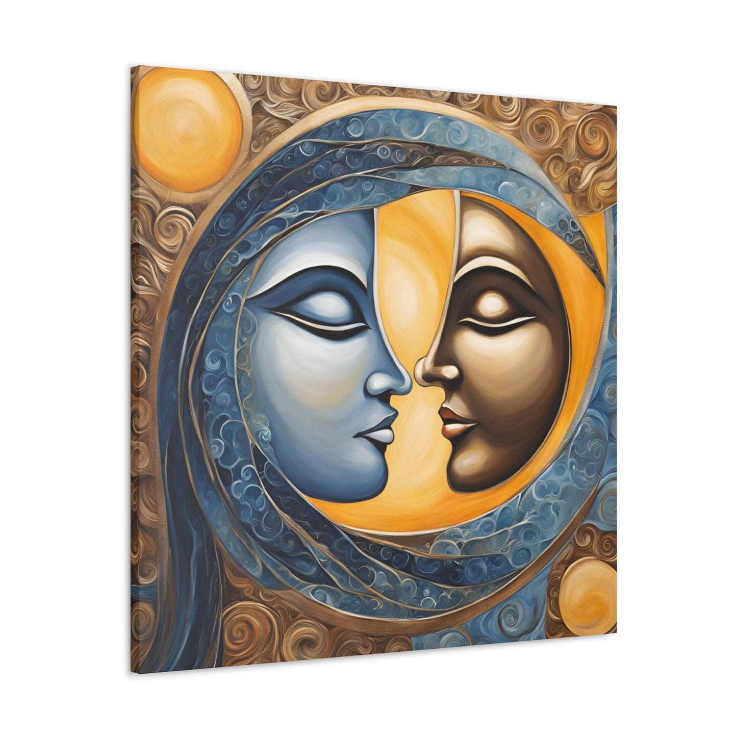 Canvas Gallery Wrap - Duality Embrace Diversity in Art