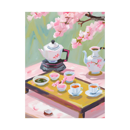 Canvas Print Japanese Tea Ceremony