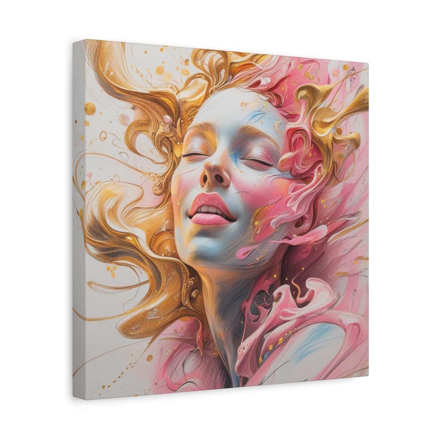 Canvas Wall Decor - Abstract Woman Portrait