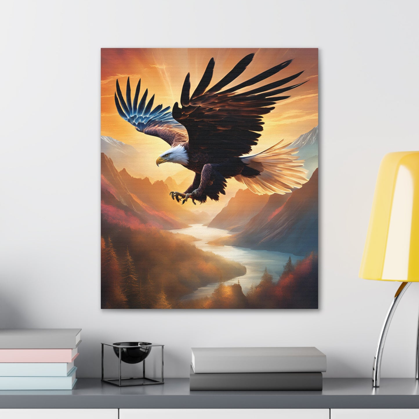 Majestic Eagle Canvas Gallery Wrap - Stunning Wall Art for Nature Lovers