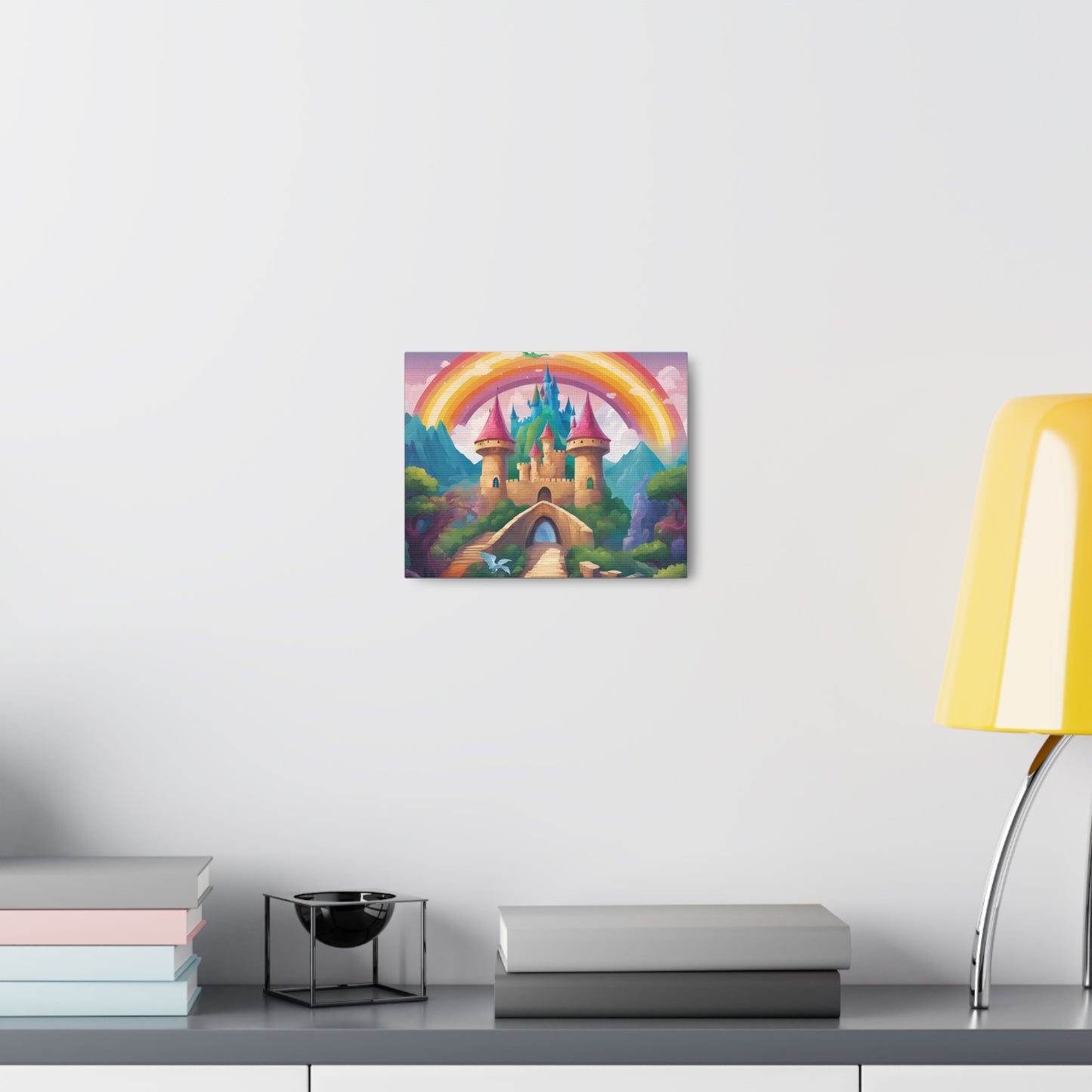 Canvas Gallery Wrap - Enchanted Castle Fantasy Art Home Decor