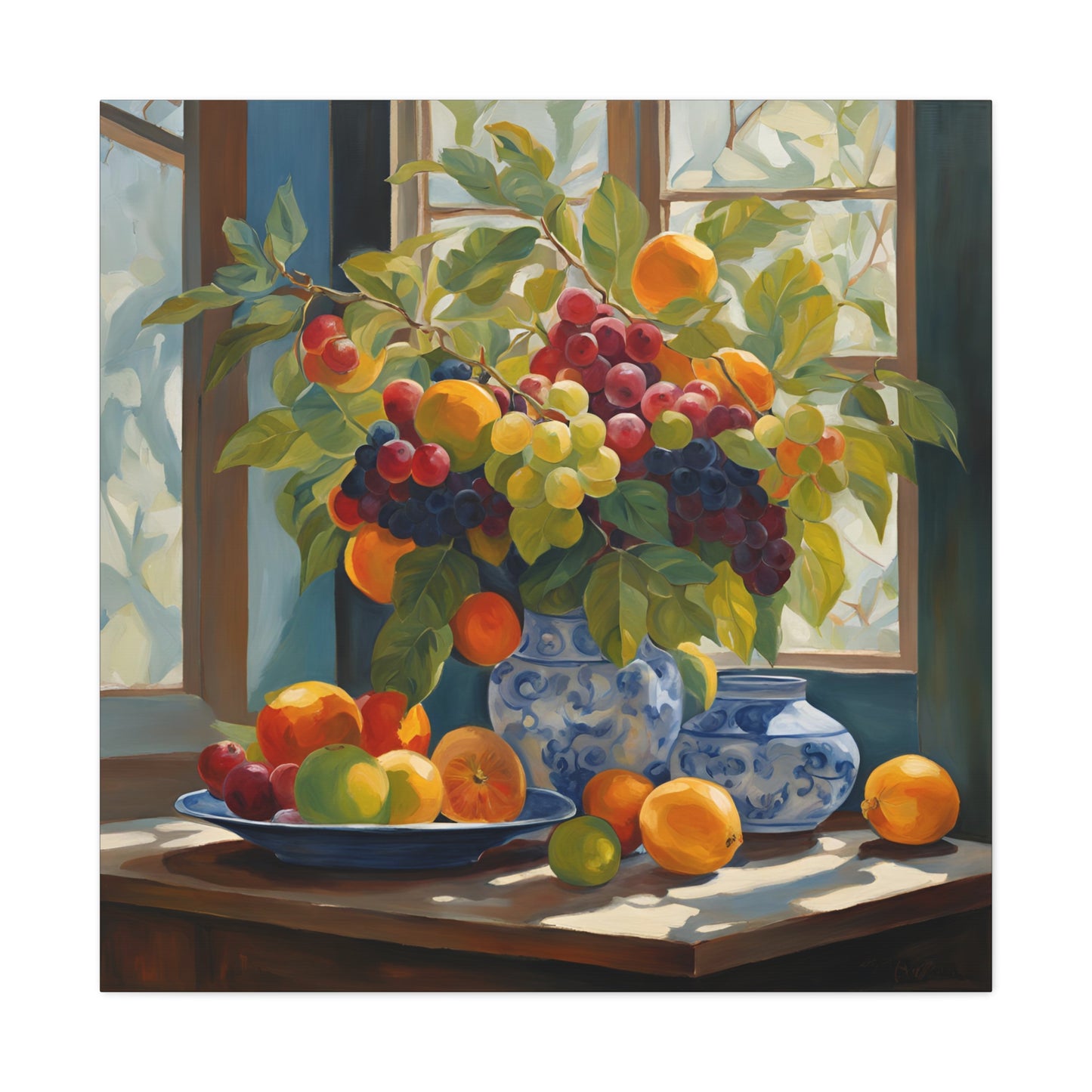 Vibrant Fruit Still Life Canvas Gallery Wraps - Perfect for Home Decor and Gift Giving Still Life Arts