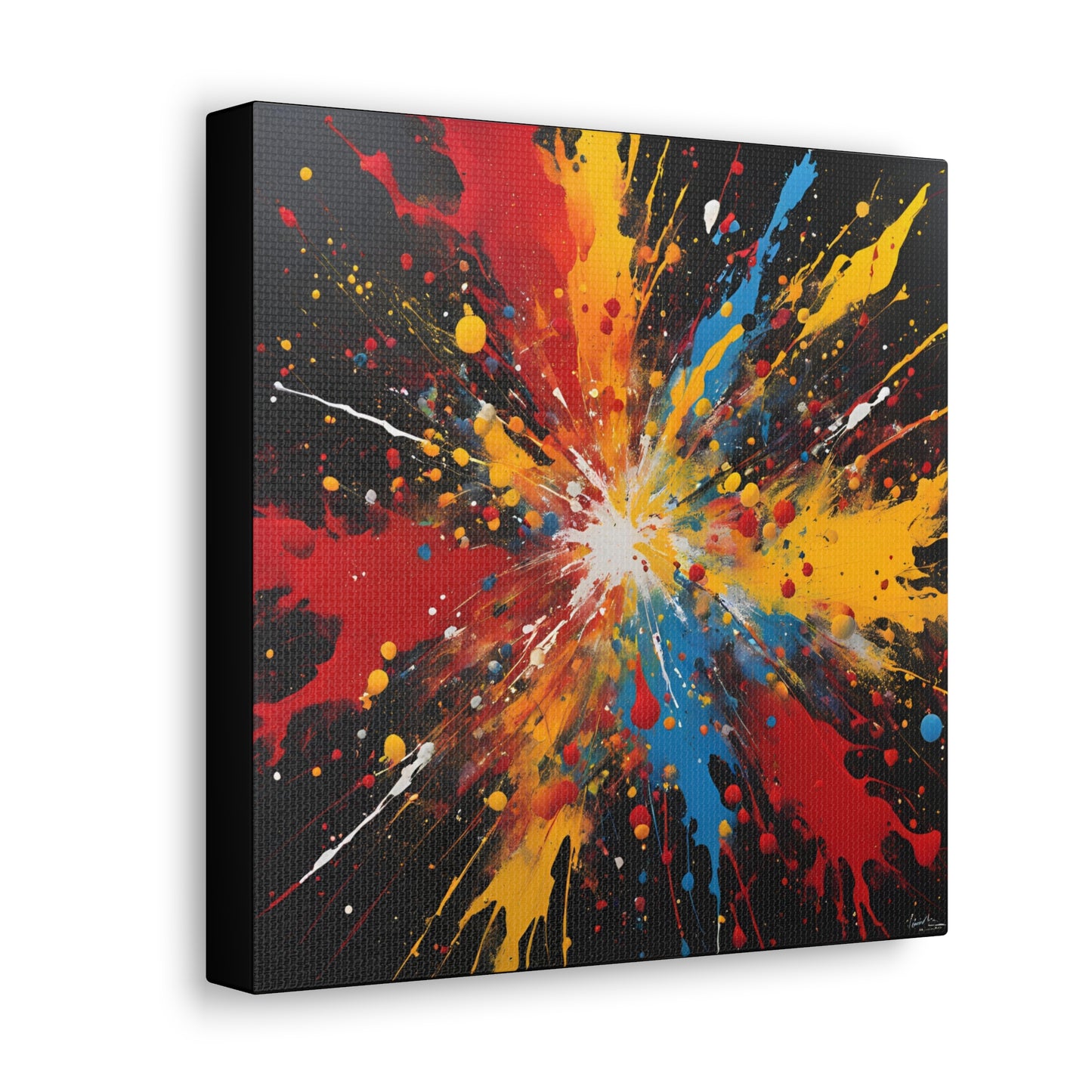 Canvas Gallery Wraps - Explosive Abstract Art for Modern Decor