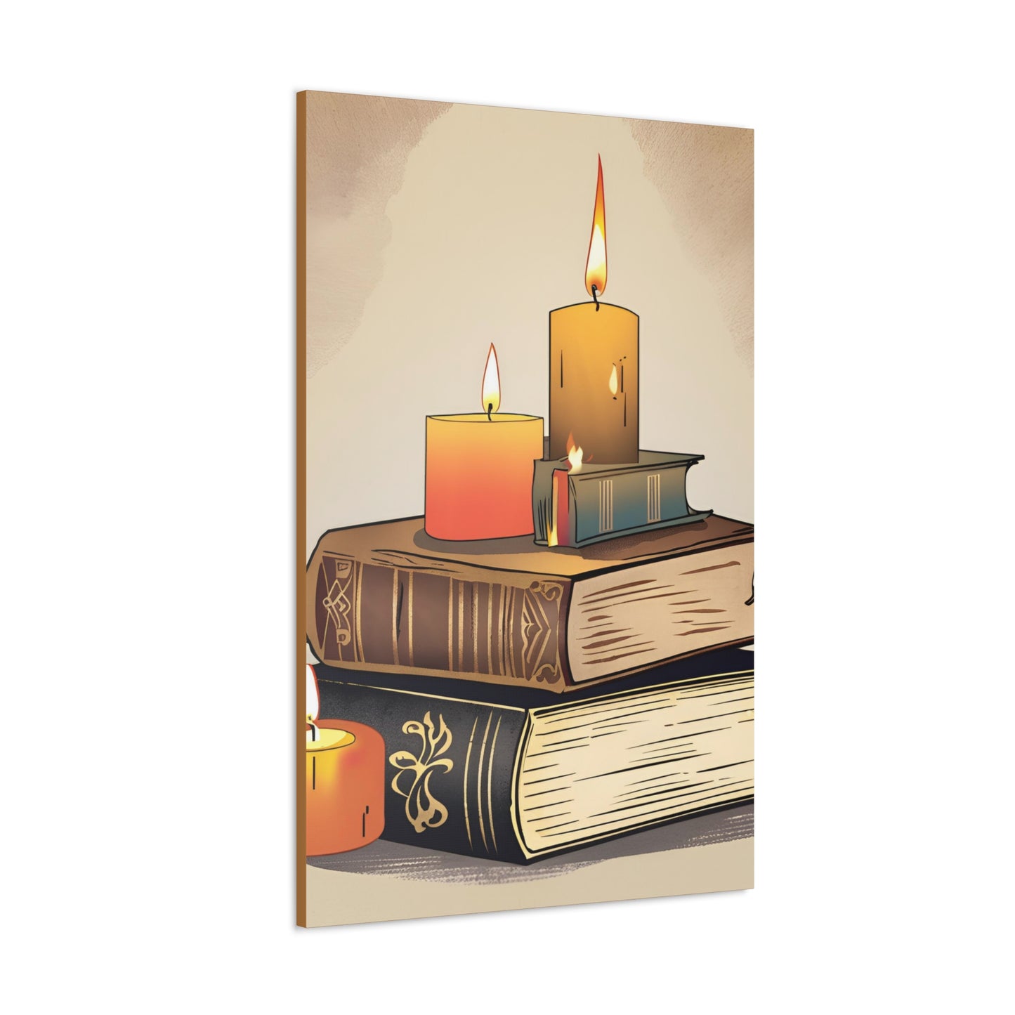 Cozy Book Lovers Canvas Gallery Wraps - Perfect for Home Decor