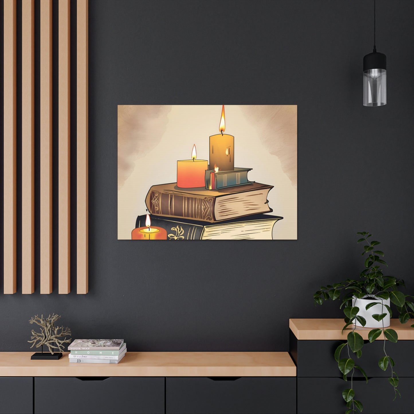 Cozy Book Lovers Canvas Gallery Wraps - Perfect for Home Decor