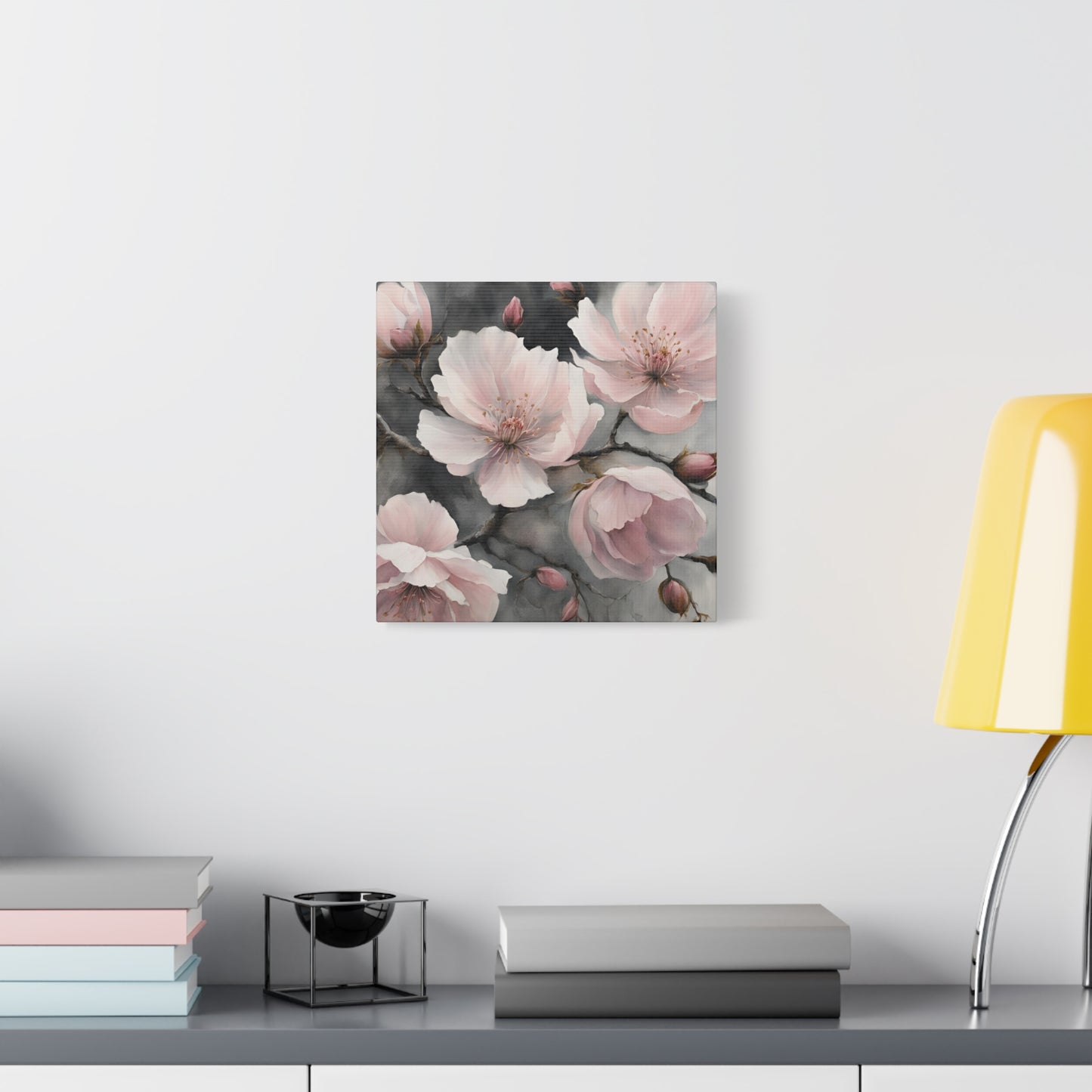 Cherry Blossom Matte Canvas Art – Elegant Floral Wall Décor | Crafted Canvass