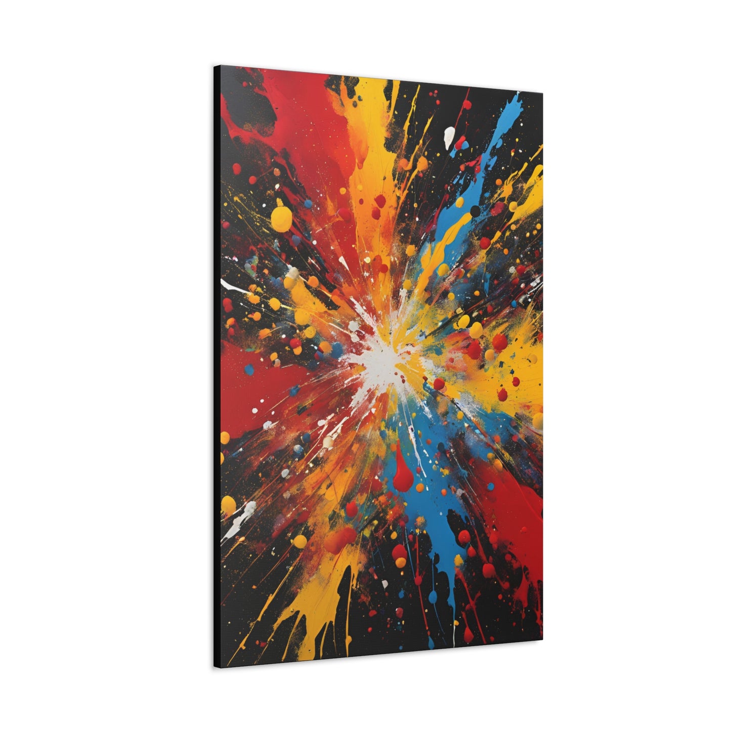 Canvas Gallery Wraps - Explosive Abstract Art for Modern Decor