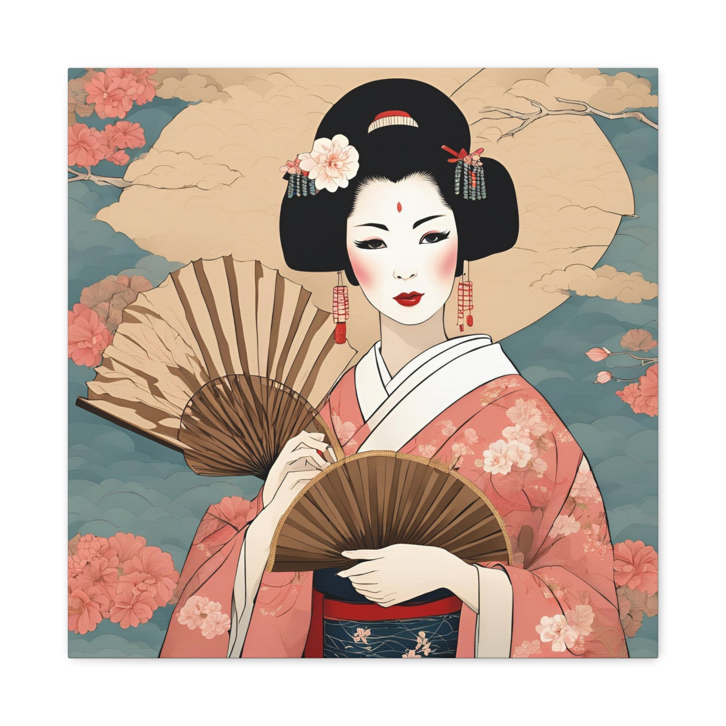 Geisha Canvas Wrap