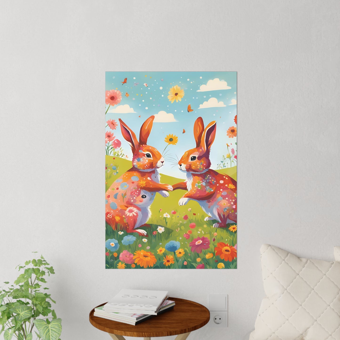 Bunny Wall Decals For Kids