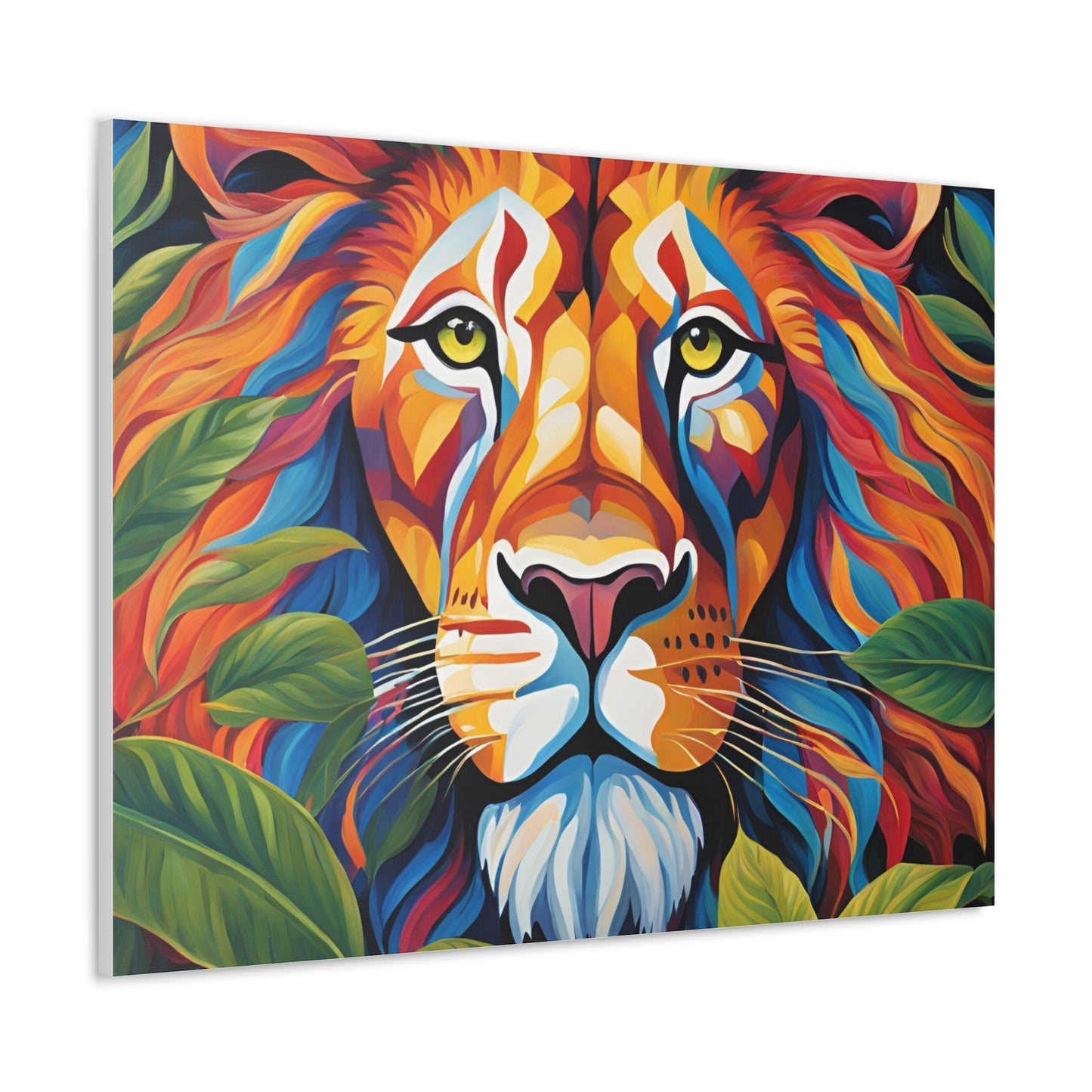 Canvas Art Print - Lion with a Human Face