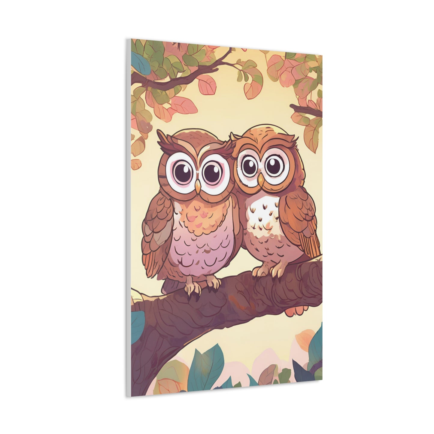 Charming Owl Canvas Gallery Wrap - Perfect Wall Art for Nature Lovers