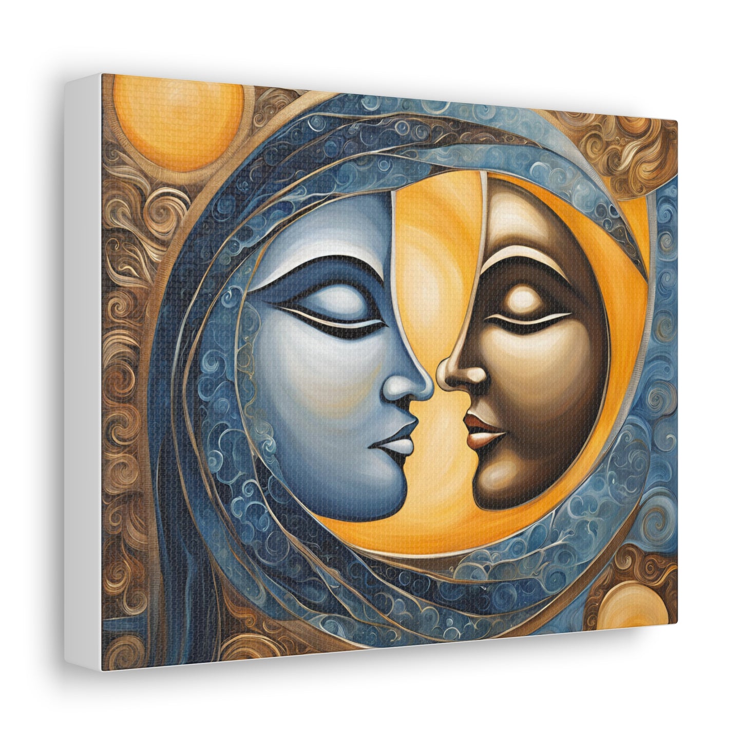 Canvas Gallery Wrap - Duality Embrace Diversity in Art