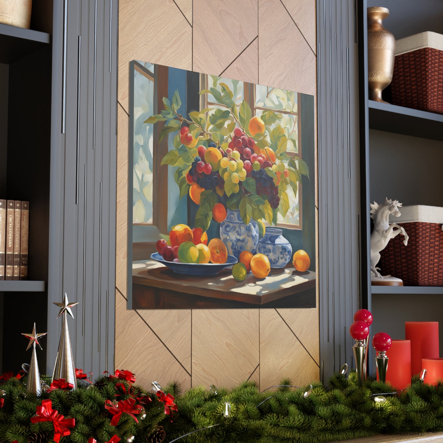 Vibrant Fruit Still Life Canvas Gallery Wraps - Perfect for Home Decor and Gift Giving Still Life Arts