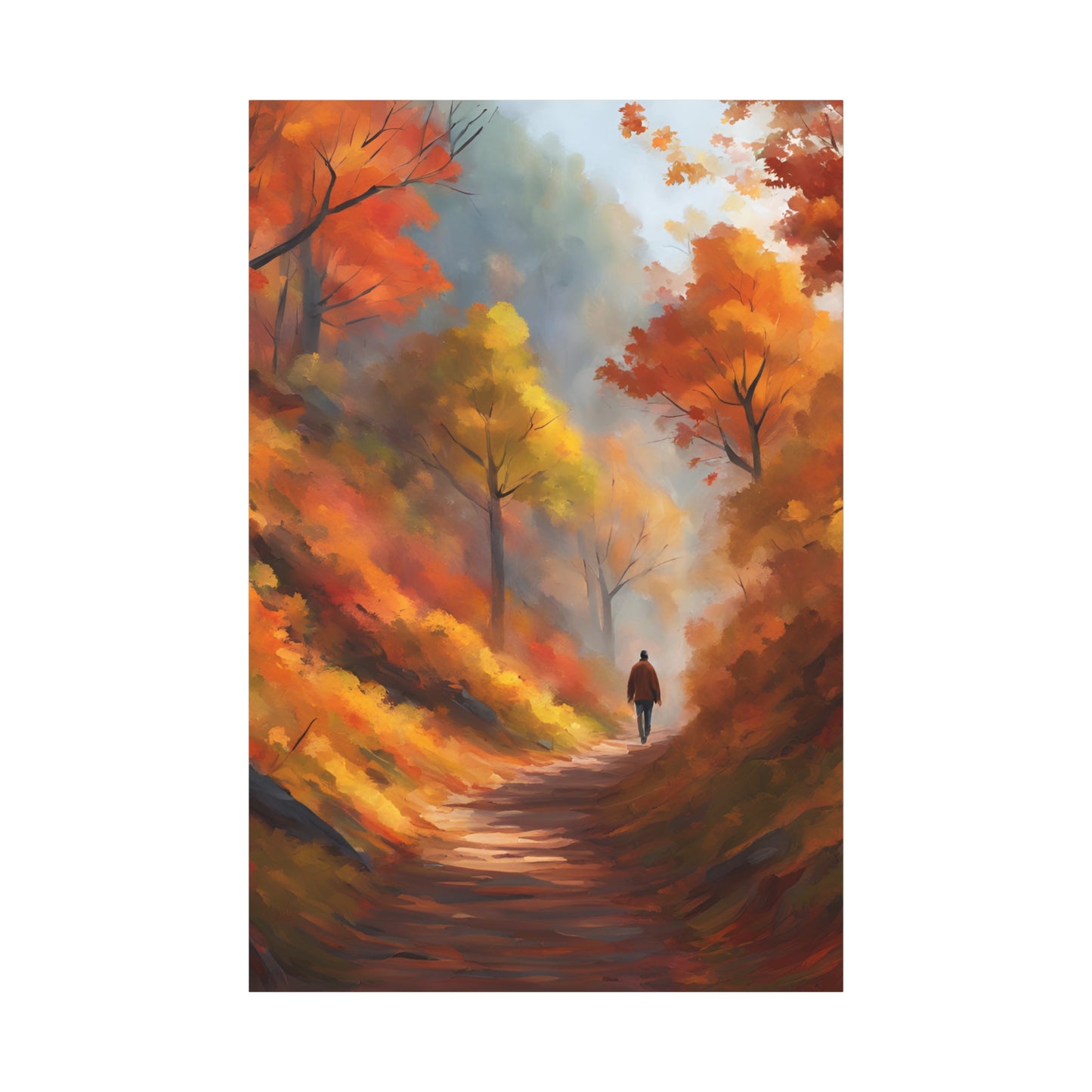 Autumn Landscape Canvas Print - Stretched Art for Home Decor