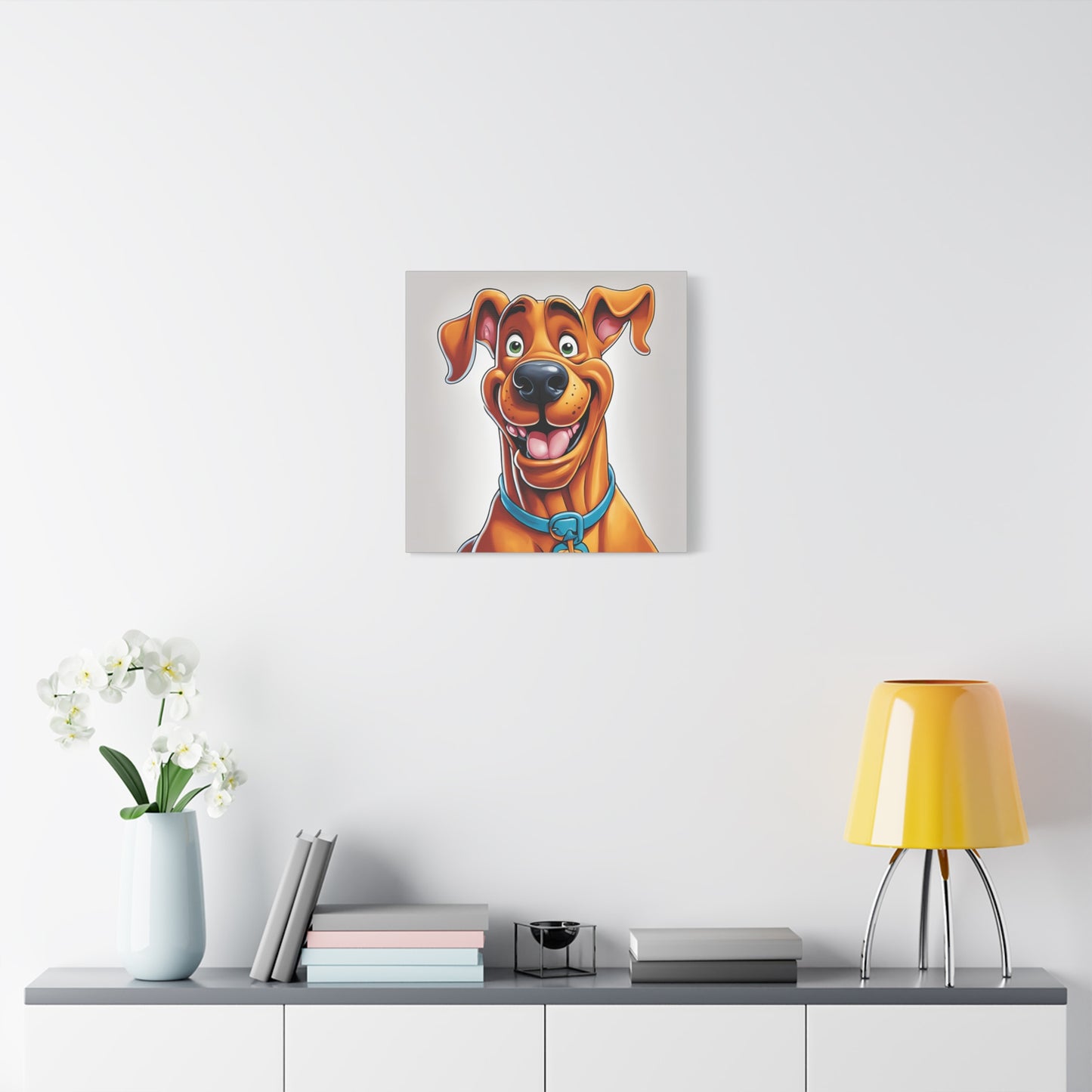 Scooby-Doo Canvas Art - Cheerful Dog Wall Decor