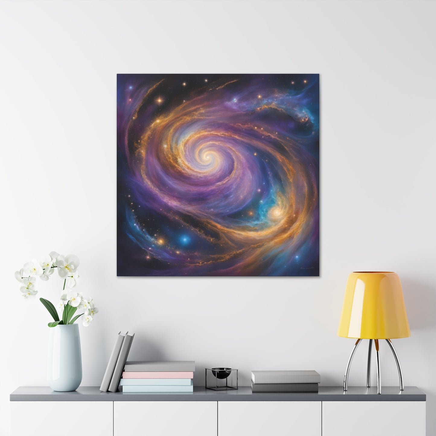 Cosmic Swirl Canvas Gallery Wraps - Galaxy Art for Home Decor