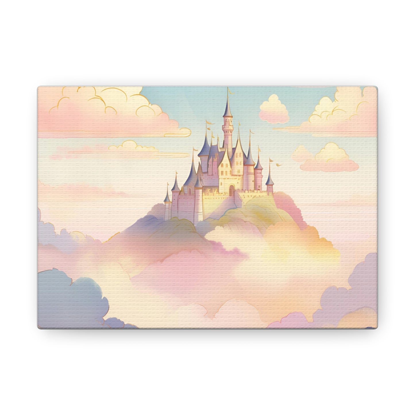 Magical Castle Canvas Gallery Wrap – Enchanting Wall Art for Dreamy Decor