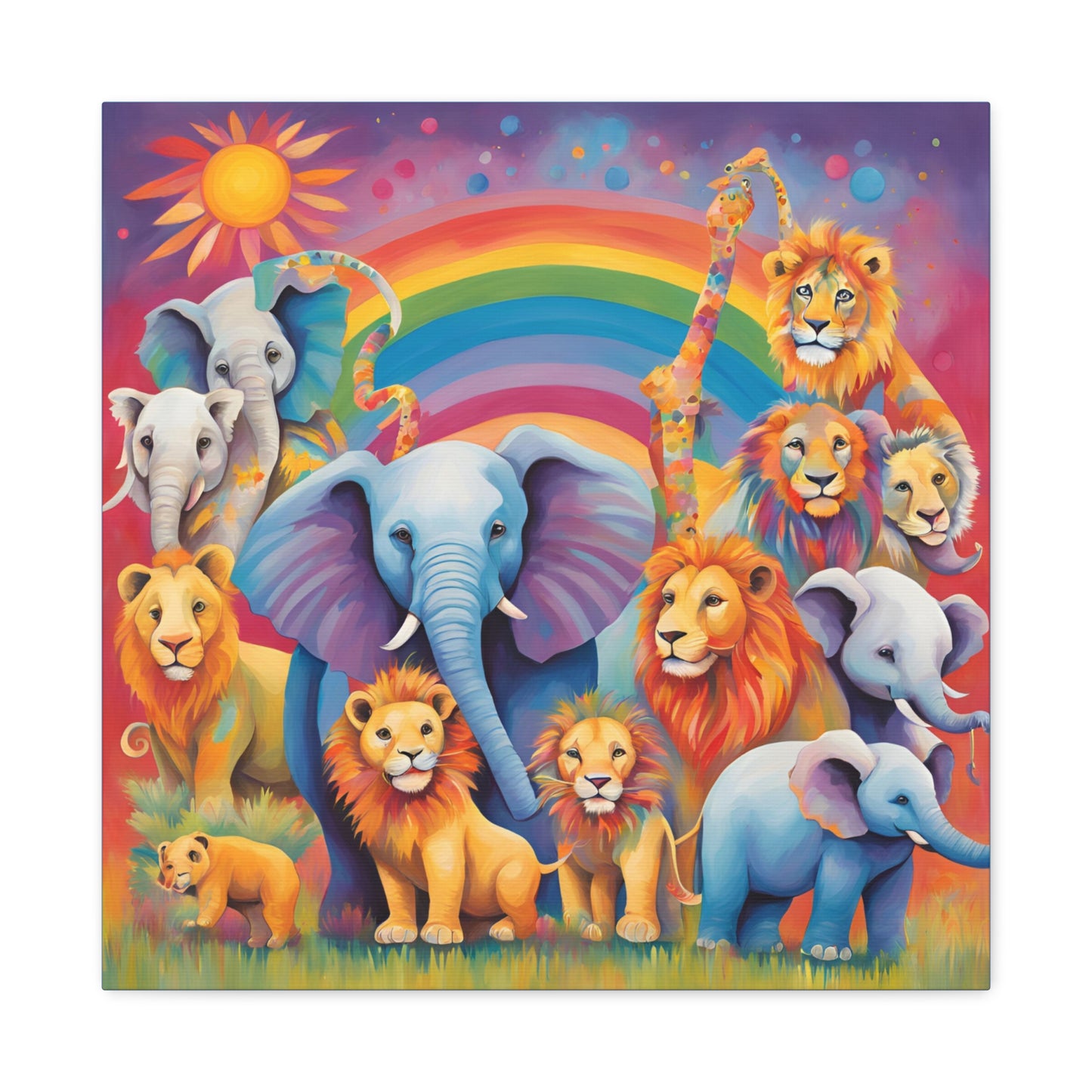 Animal Canvas For Kids