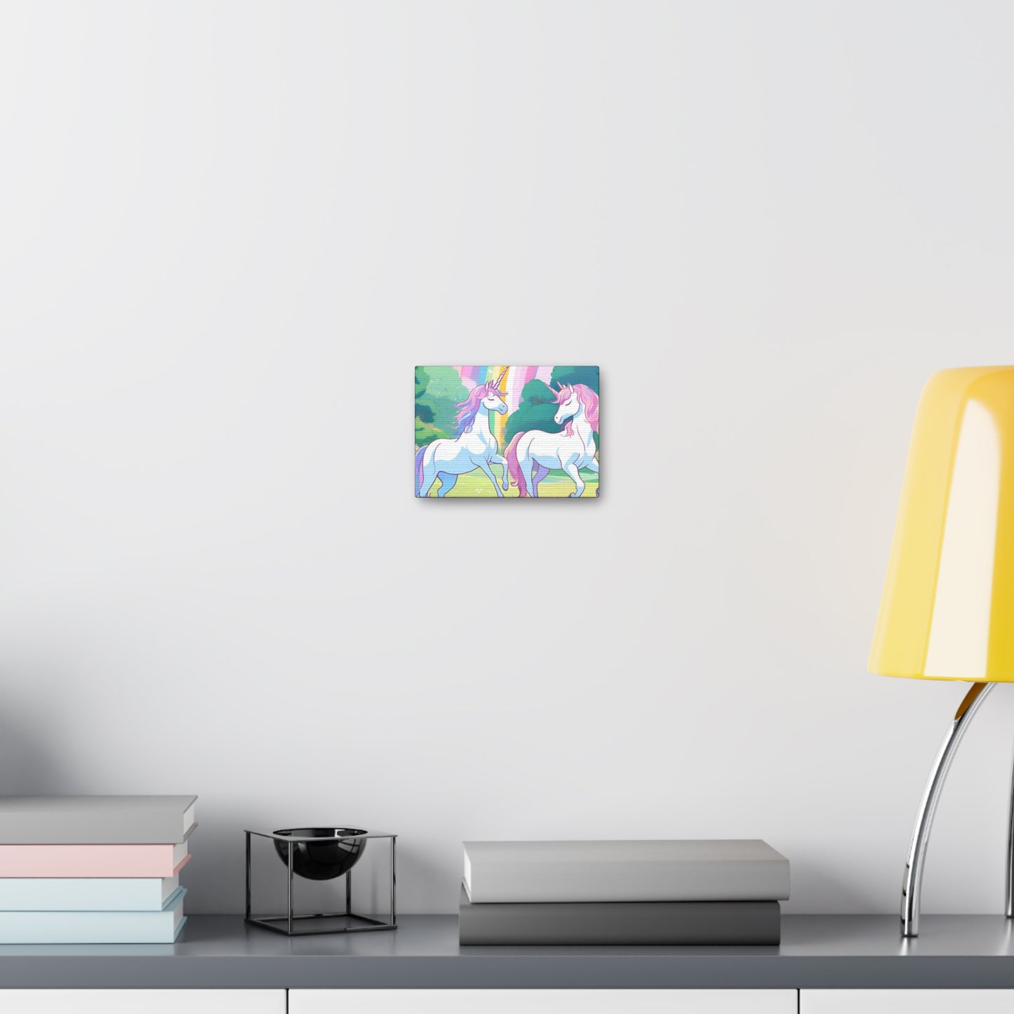 Magical Unicorn Canvas Gallery Wraps - Whimsical Art for Kids' Rooms