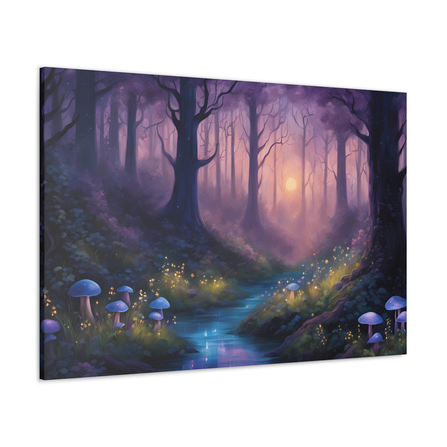 Nature Canvas Gallery Wrap - Mystical Forest Wall Art