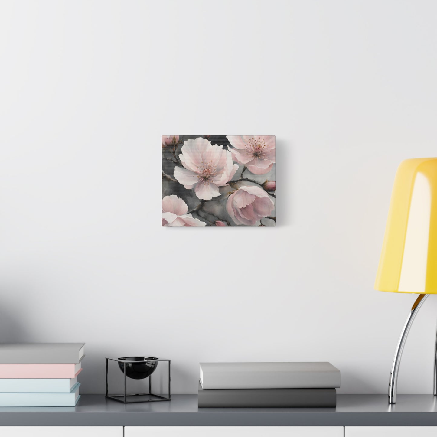 Cherry Blossom Matte Canvas Art – Elegant Floral Wall Décor | Crafted Canvass