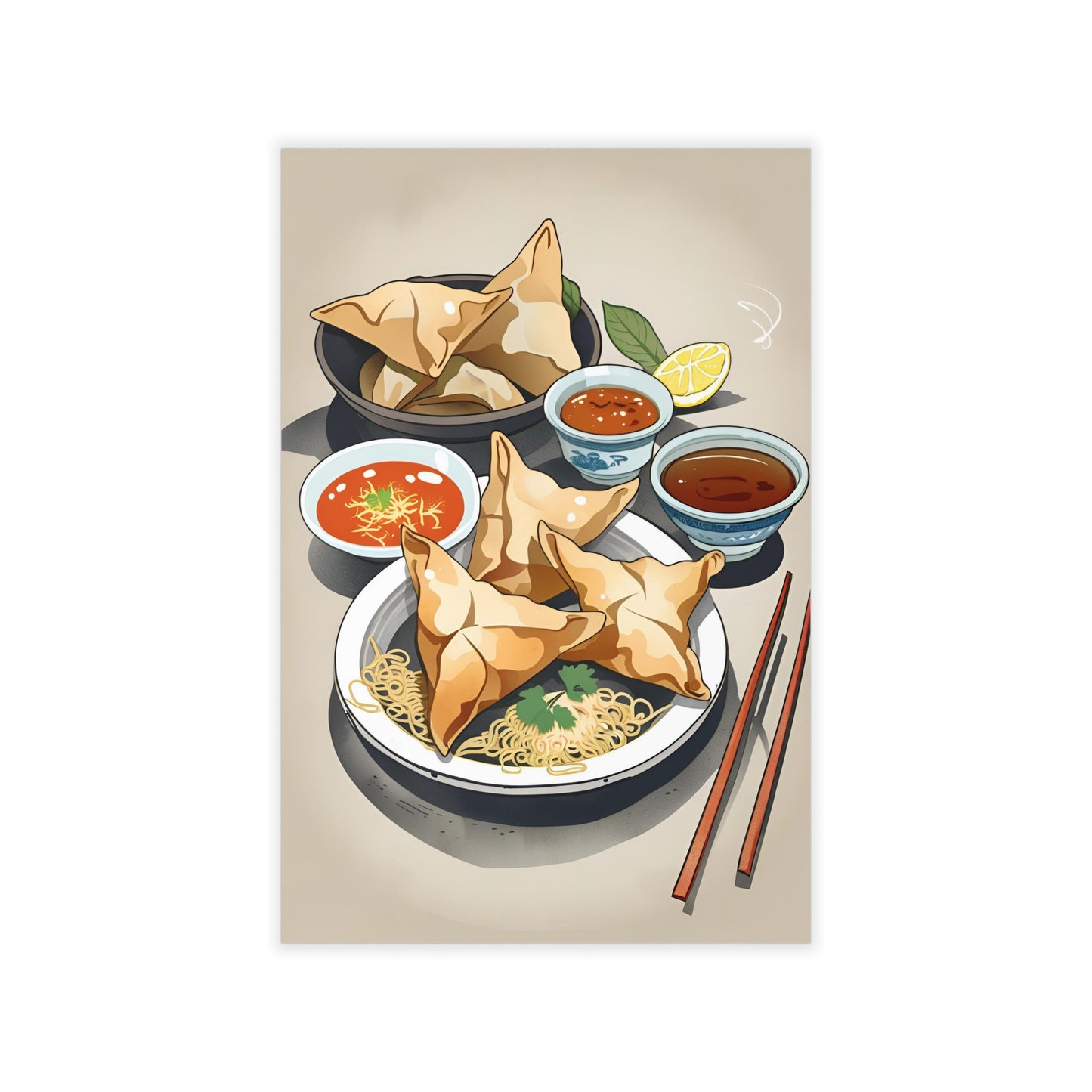 Asian Cuisine Wall Decal