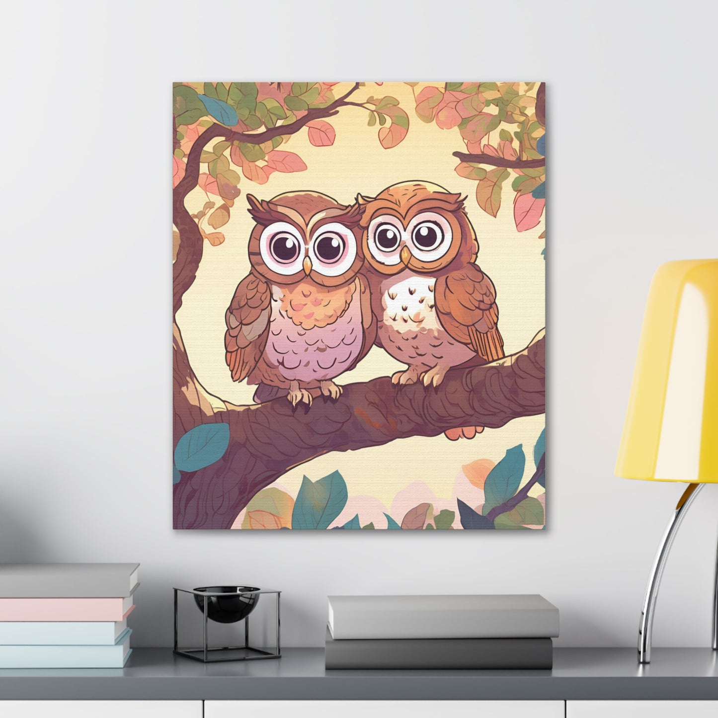 Charming Owl Canvas Gallery Wrap - Perfect Wall Art for Nature Lovers