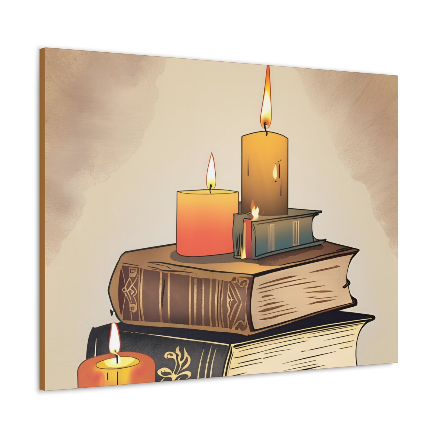 Cozy Book Lovers Canvas Gallery Wraps - Perfect for Home Decor