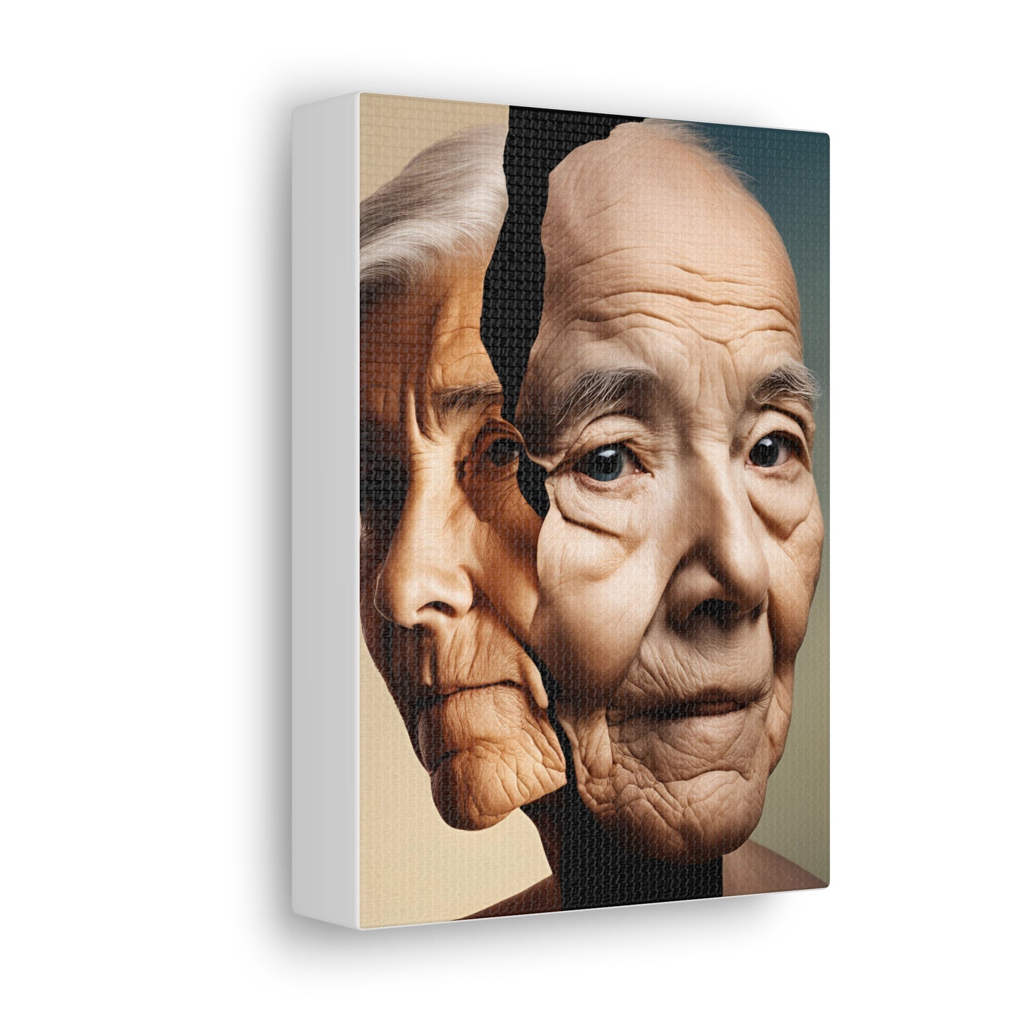 Emotional Canvas Gallery Wraps - Timeless Faces of Aging