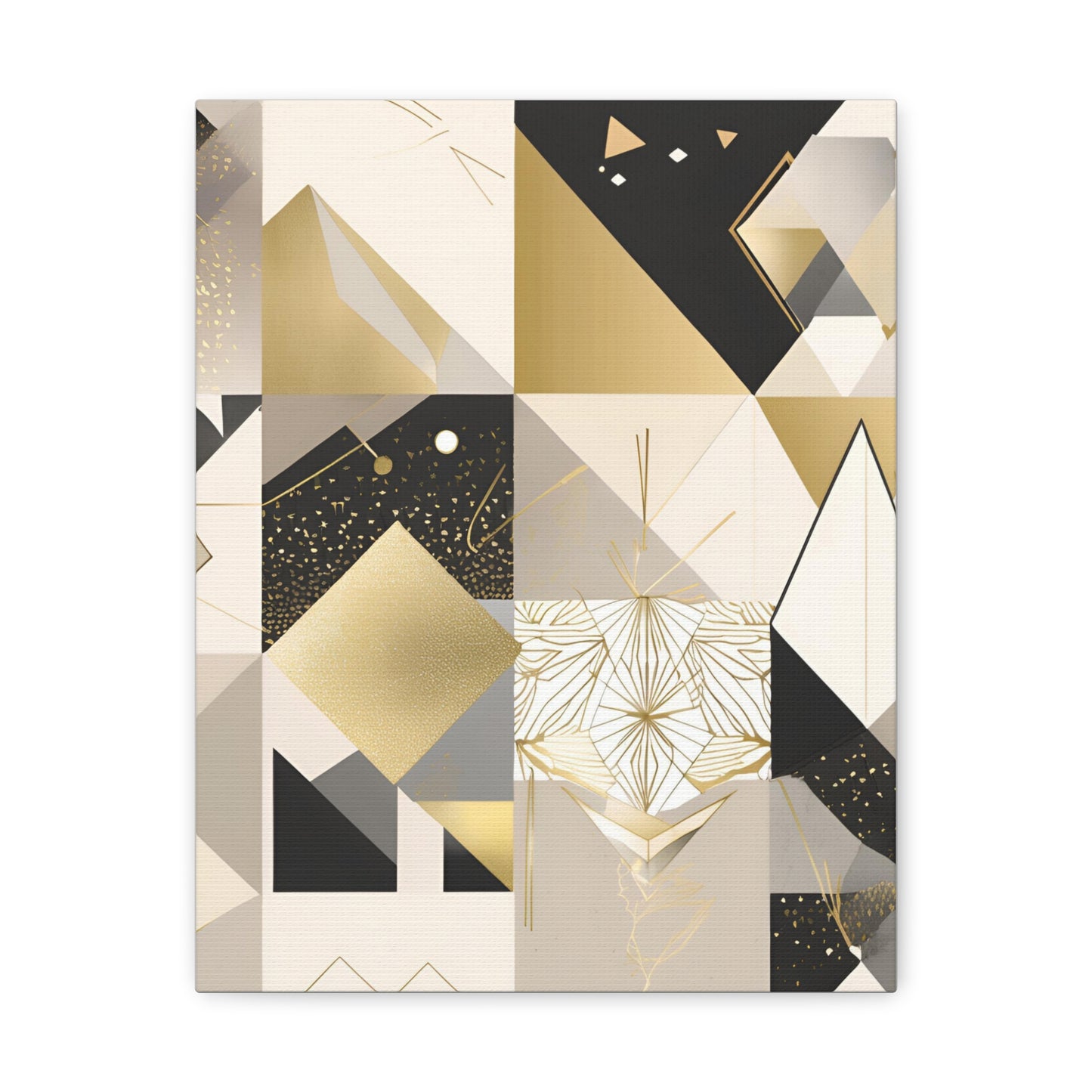 Geometric Canvas Gallery Wrap – Modern Abstract Wall Art