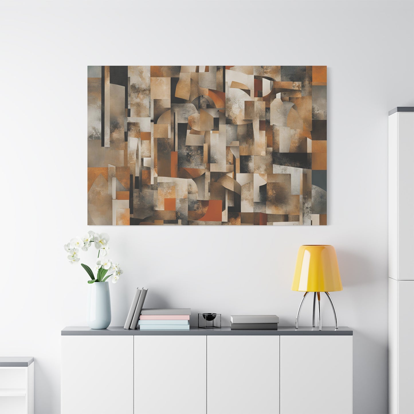 Abstract Matte Canvas