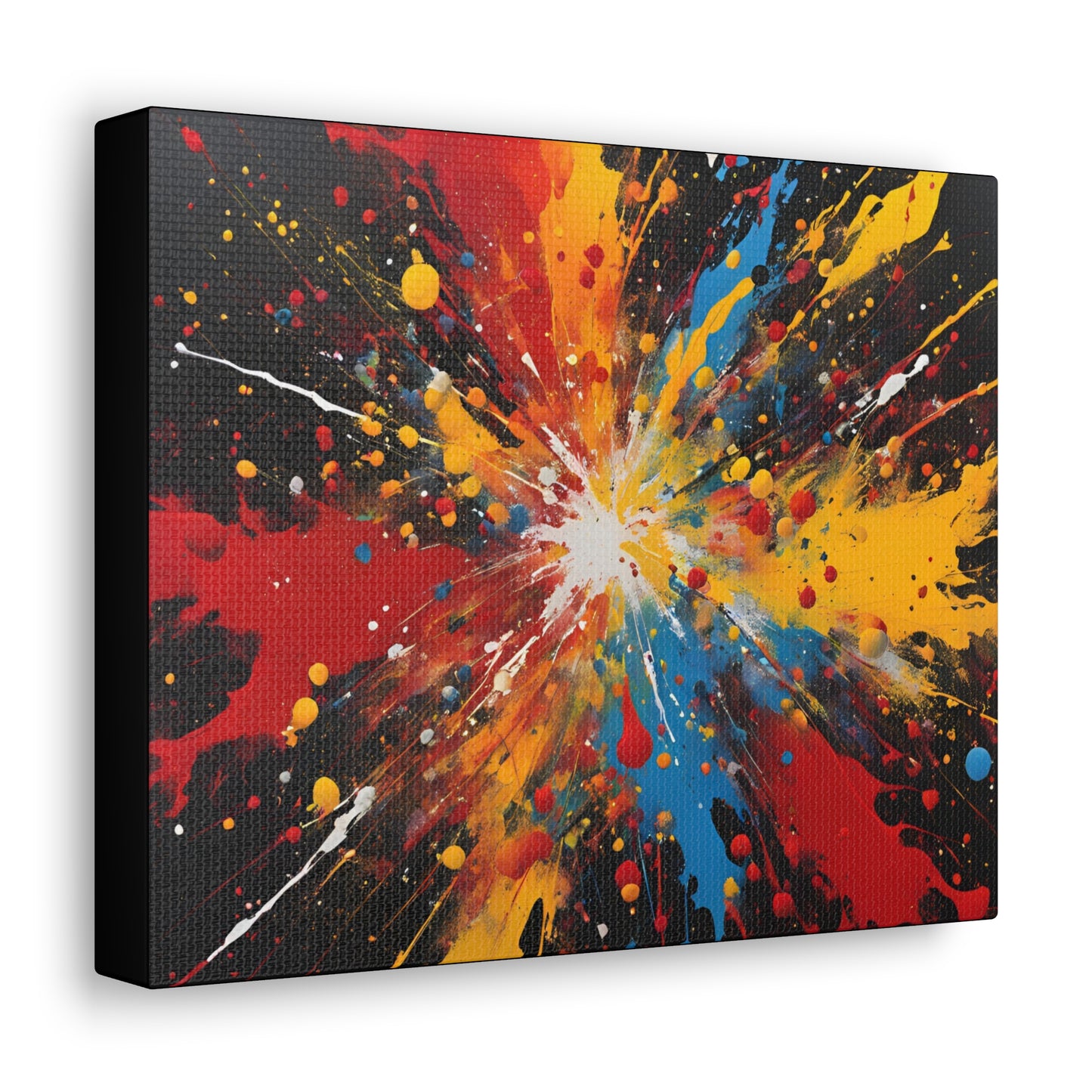 Canvas Gallery Wraps - Explosive Abstract Art for Modern Decor