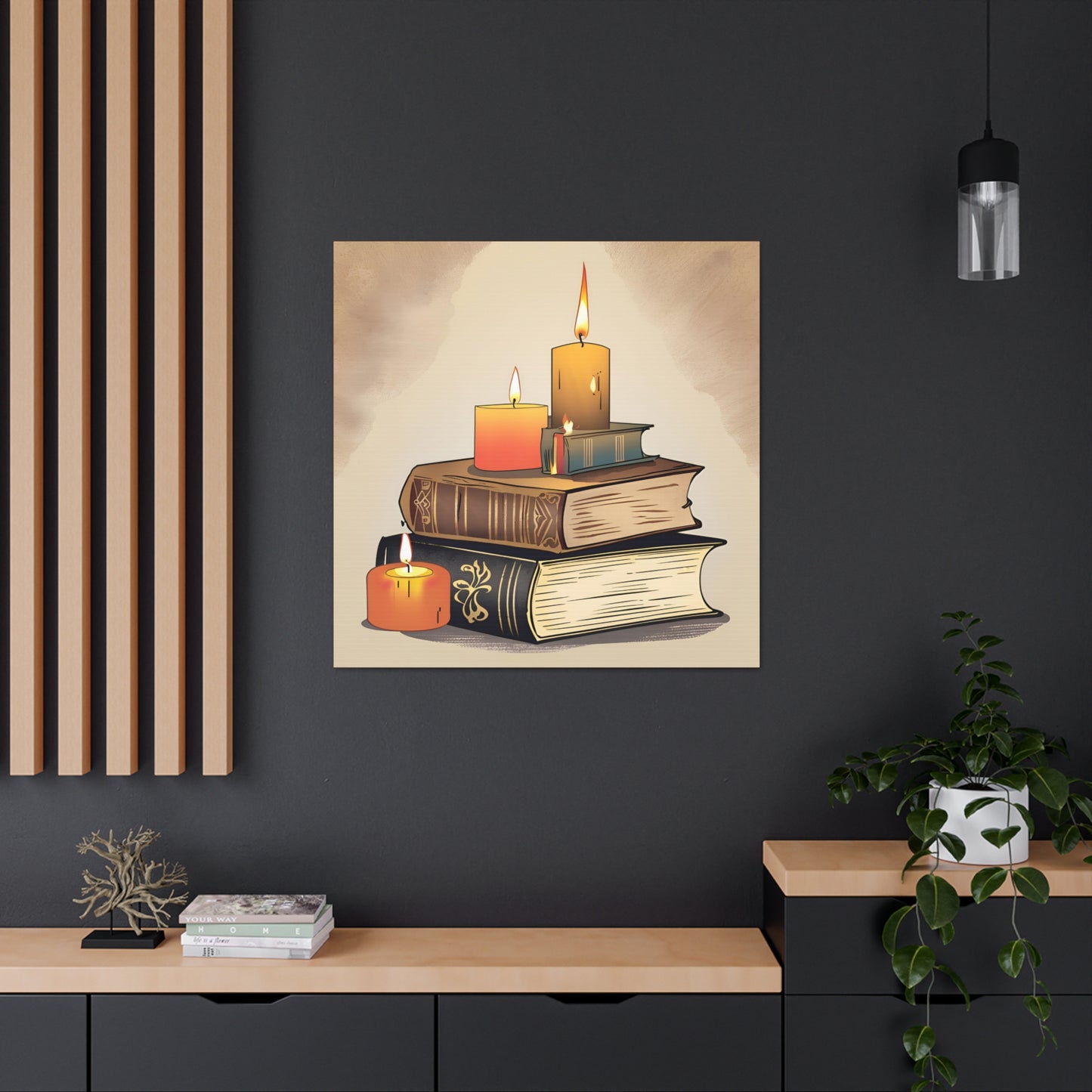 Cozy Book Lovers Canvas Gallery Wraps - Perfect for Home Decor