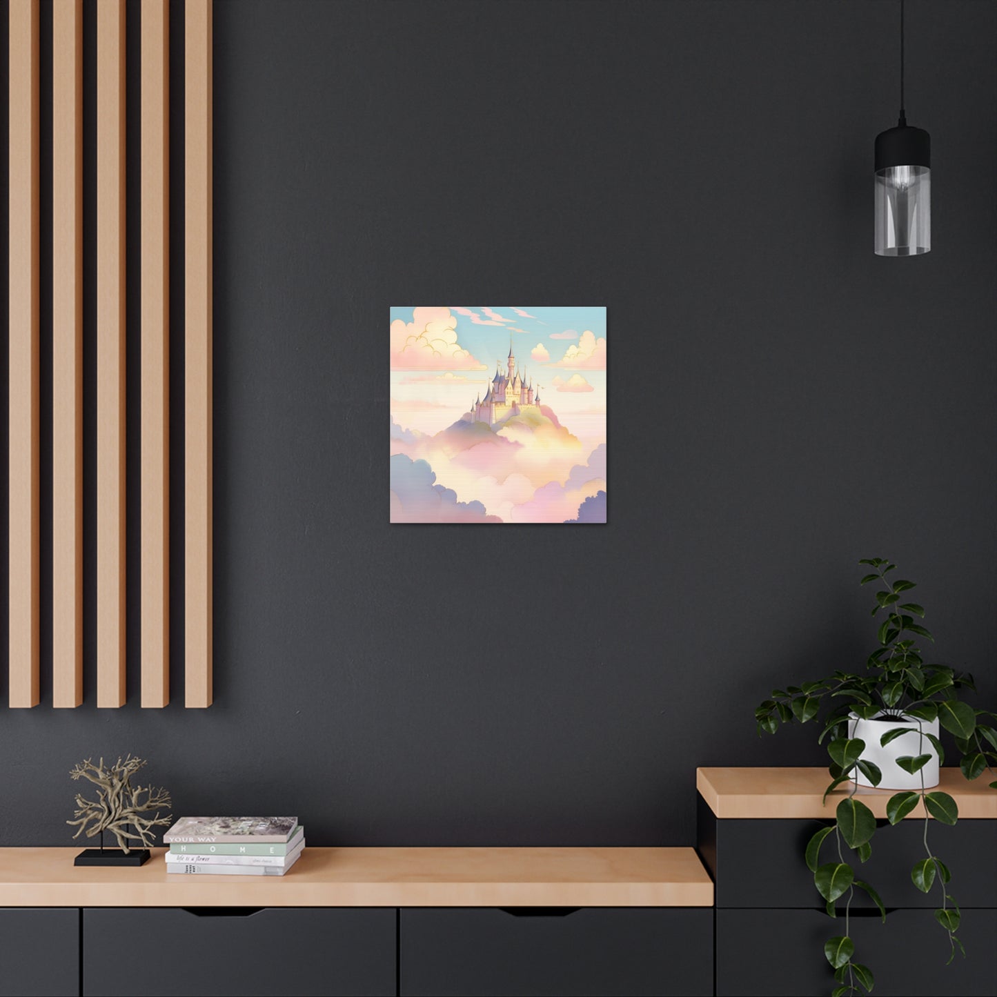 Magical Castle Canvas Gallery Wrap – Enchanting Wall Art for Dreamy Decor