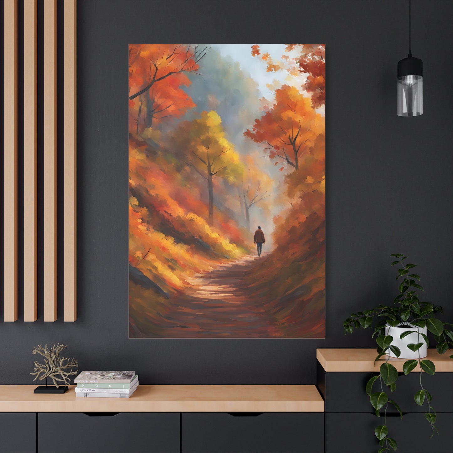 Autumn Landscape Canvas Print - Stretched Art for Home Decor