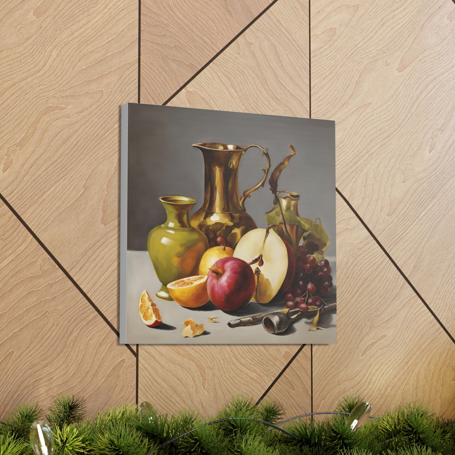 Still Life Fruit Canvas Gallery Wraps - Elegant Home Decor Still Life Arts